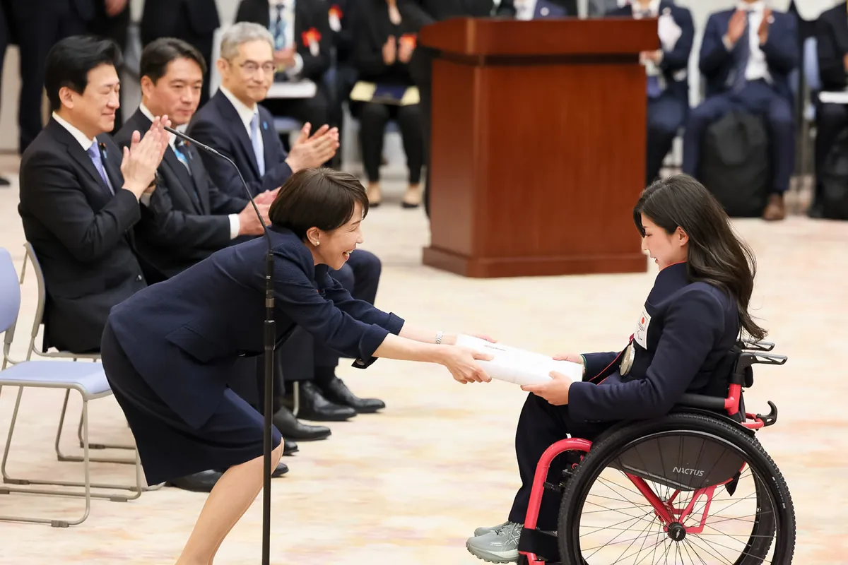 2026年4月24日・高市総理、オリンピック・パラリンピック日本代表選手団に感謝状授与 - 首相官邸(日本)の記事画像