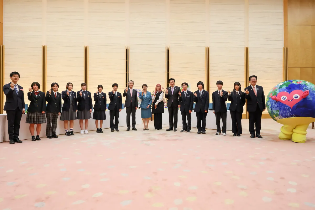 2026年4月28日・高市総理、GREEN×EXPO協会による表敬を受ける - 首相官邸(日本)の記事画像