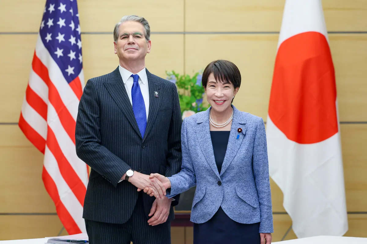 2026年5月12日・高市総理、ベッセント米財務長官の表敬を受ける - 首相官邸(日本)の記事画像
