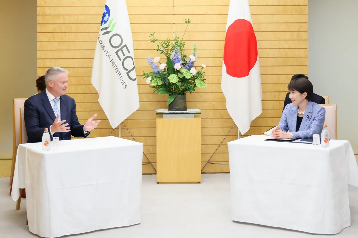 2026年5月12日：高市総理、ＯＥＣＤ事務総長の表敬を受ける - 首相官邸(日本)の記事画像