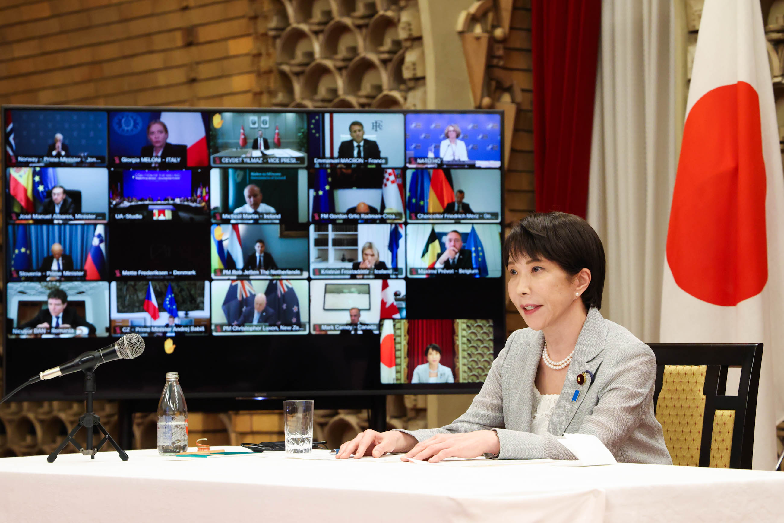 2026年8月24日：高市総理、ウクライナ情勢協議にオンライン参加（有志連合首脳会合） - 首相官邸(日本)の記事画像
