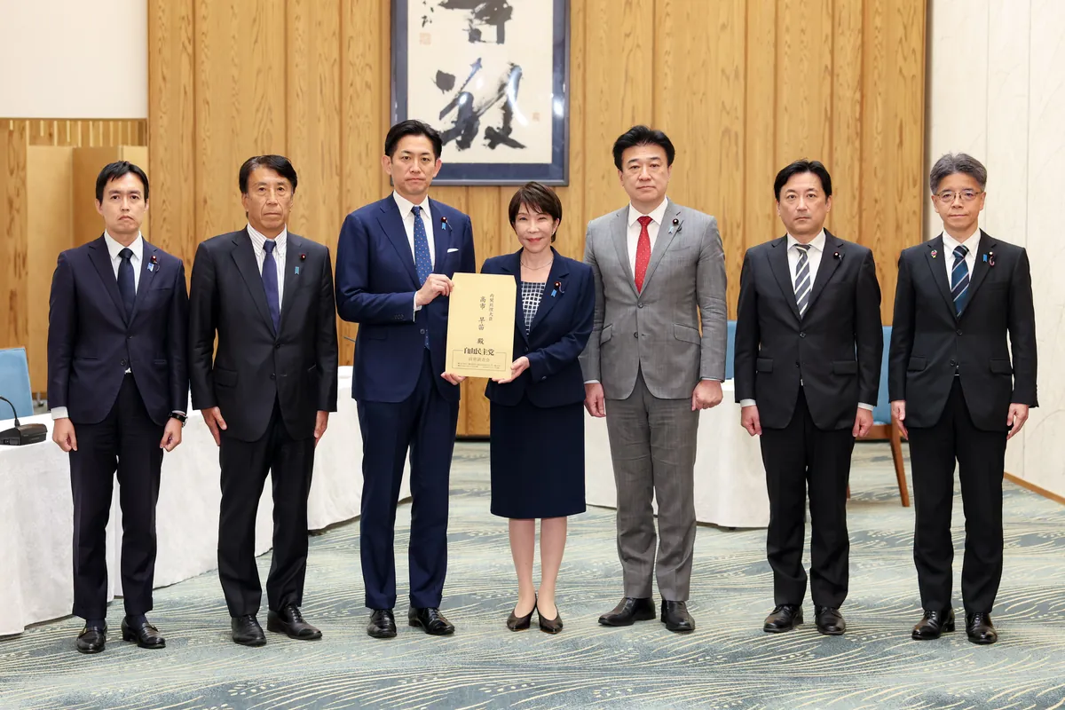 2026年9月2日：高市総理、千葉豪雨復旧・復興提言受領のサムネイル画像