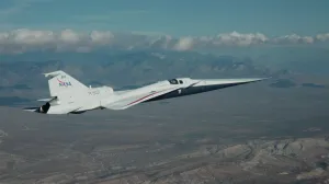 2026年4月14日：NASAのX-59静粛超音速実験機がカリフォルニア上空を飛行 - 米国航空宇宙局(NASA)のRSS等の記事画像