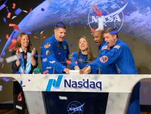 2026年4月30日:NASA アルテミスIIクルーがNASDAQクロージングベルを鳴らす - 米国航空宇宙局(NASA)のRSS等の記事画像